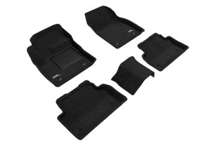 Jaguar E-Pace Floor Mat Set - Front and Rear - 3D MAXpider - Elegant Series - Black - `18-`24